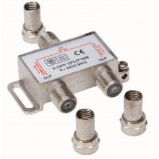 COAX F-CONNECTOR VERDELER