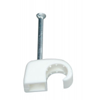 SPIJKERCLIP 7-11MM WIT 50 STUKS