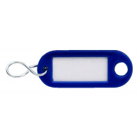 SLEUTELHANGER MET OPHANGOOG EN S.HAAK DONKERBLAUW