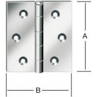 SCHARNIER RVS 70X70