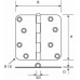 SCHARNIER RVS RONDE HOEK