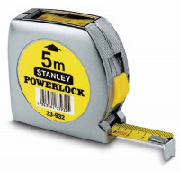 ROLBANDMAAT "POWERLOCK" 5 MTR - 19 MM BOVENIN KIJKVENSTER OP KAART 0-33-932 - STANLEY