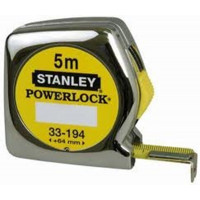 ROLBANDMAAT "POWERLOCK" 5 MTR - 19 MM OP KAART 0-33-194 - STANLEY