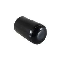 MEUBELDOP / OMSTEEKDOP PVC ROND Ø 10MM ZWART