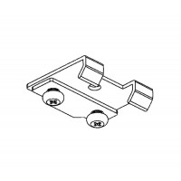 GORDIJNRAIL KLEM AFSTANDSTEUN WIT GELAKT KS-RAIL