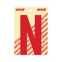 PLAKLETTER NOBEL 150MM ROOD N