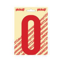 PLAKLETTER NOBEL 150MM ROOD O