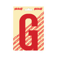 PLAKLETTER NOBEL 150MM ROOD G