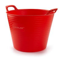 PLASTIC EMMER FLEX TUB 42 LTR ROOD