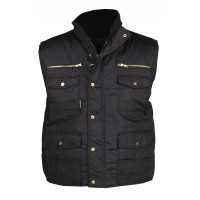 STORVIK BODYWARMER POCKET ZWART MAAT XL