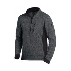 FLEECE TRUI PATRICK DONKERGRIJS/ZWART