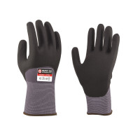 HANDSCHOEN ON TOUCH EXTRA GRIJS 3/4 COATING 10XL