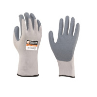 HANDSCHOEN NYLON MET GRIJZE FOAM NITRILE COATING 10XL