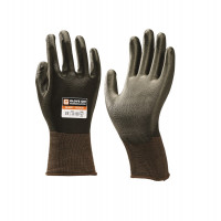 HANDSCHOEN NYLON MET ZWARTE PU COATING BLACK TOUCH 8M