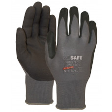 HANDSCHOEN M-SAFE 14-690 NITRILE FOAM ZWART