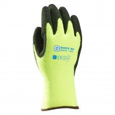 HANDSCHOEN ACRYL WINTER HS GEEL FOAM-LATEX GECOAT