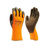 TOWA: THERMO HANDSCHOEN ORANJE LATEX GECOAT -10