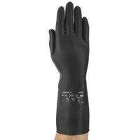 HANDSCHOEN ALPHATEC 87-118 ZWART LATEX RUBBER 30CM MAAT EEL