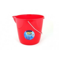 PLASTIC EMMER ROOD 13 LTR VOOR MINIMOPSET