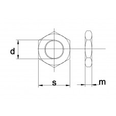 MOER HALF HOOG DIN 439B-04 EV M 16