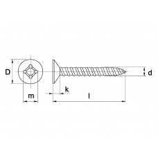 PARKER PLATKOP DIN 7982 RVS A2 4,2 X 32