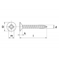 PARKER PLATKOP DIN 7982 ELEKTROLYTISCH VERZINKT 2,9 X 19