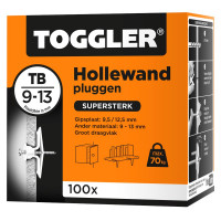 TOGGLER HOLLEWAND PLUG TB(9-13MM)