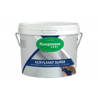 KOOPMANS ACRYLMAT SUPER 2,5 LTR WIT