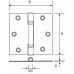 SCHARNIER VENELITE KUNSTSTOF GELAGERDE PEN 89X89MM