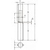 AANLASPAUMELLE STALEN PEN/MESSING RING 40MM