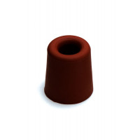 DEURBUFFER ROND 33X31 RUBBER ROOD