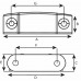 MAGNEETSLUITING 6KG BRUIN MC9602B