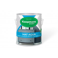 KOOPMANS LAKVERF MAT 2,5LTR AQUA 373 WIT/P