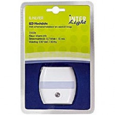 LED STEKKER NACHTLAMP VK 0,7W +SENSOR