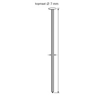 DRAADNAGEL 2.9MM 21° GEGALVANISEERD 60MM DOOS A 4000 STUKS