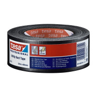 BUISOMWIKKELTAPE DUCTTAPE UNIVERSEEL 50MTRX48MM ZWART