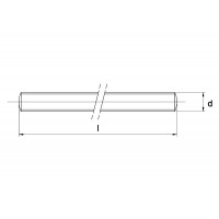 DRAADSTANG DIN 975 8.8 THERMISCH VERZINKT M16 X 3 METER