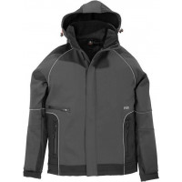 SOFTSHELL JAS WALTER ANTRACIET/ZWART MAAT 48/50-M