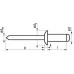 BLINDKLINKNAGEL AL/ST 4 X 14 MM