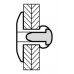 ALUMINIUM BLINDKLINKNAGEL 4,8X26 K16