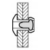 RVS A2/A2 BLINDKLINKNAGEL 5X12