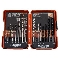 HARDEN METAAL/HOUT/STEEN BORENSET 16 DELIG 610289