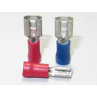 KABELSCHOEN ROOD CONNECTOR VROUW GEISOLEERD VH4,8RC