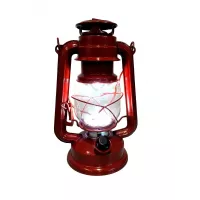 LED STORMLANTAARN 25CM ROOD