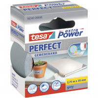 TESA TAPE XP PERFECT WATERPROOF 2,75MTRX38MM GRIJS