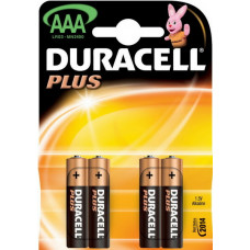 BATTERIJ DURACELL PLUS 100% MN2400/AAA