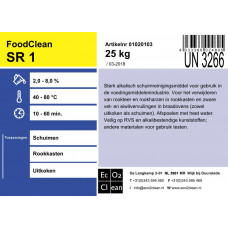 FOODCLEAN SR 1 ROOKKASTREINIGER CAN 25KG