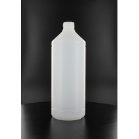 PVC FLES 1 LTR ROND+DOP ZWART 99000005