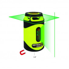 LASERWATERPAS METRICA FLASH 360° GREEN "BLIKJE" LOS TE BESTELLEN ONTVANGER 60 METER