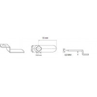 LIP GEBOGEN KRUIS 4,8MM 55MM VOOR AUTOMATENCILINDER